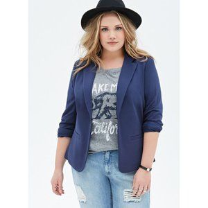 Forever 21+ Navy Blazer